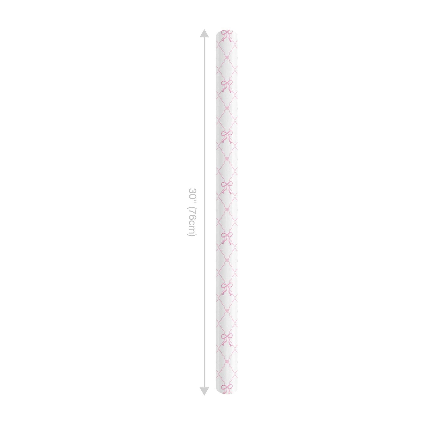 Quilted Diamond & Bows - Reversible Wrapping Paper Roll