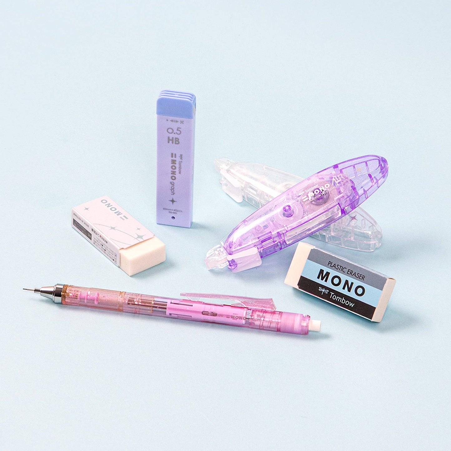 Lilac Purple - Shimmer Stationery Set