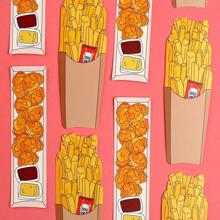 Humdrum Paper - Chicken Nuggets Bookmark (it's die cut!)