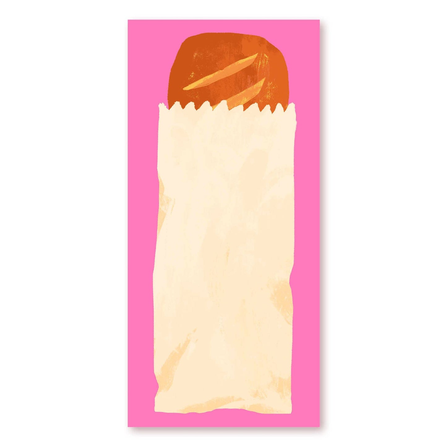 Bread Listpad – Cute Grocery To-Do List Notepad
