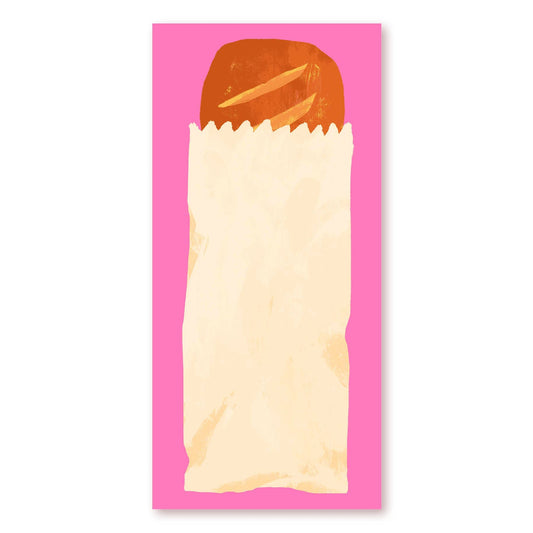 Bread Listpad – Cute Grocery To-Do List Notepad