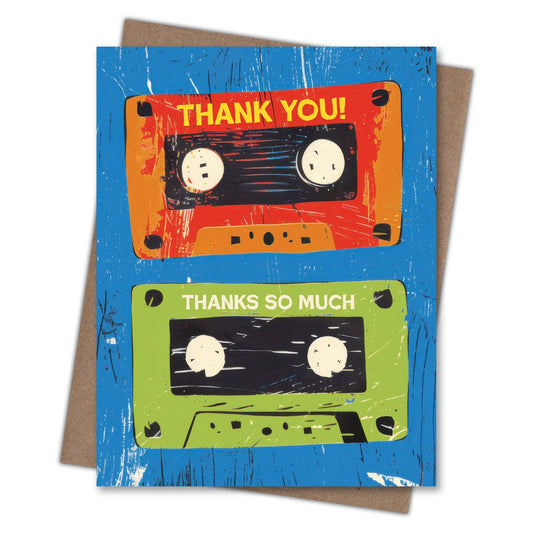 Cassette Tape - Thank You Card