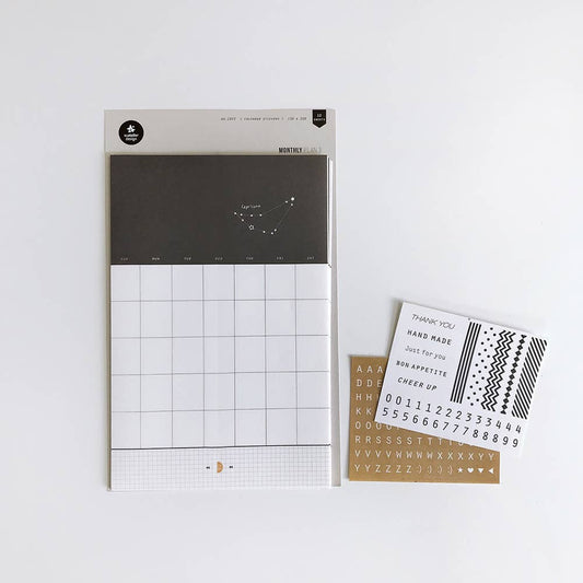 Zodiac Monthly Sticker Sheets - Undated