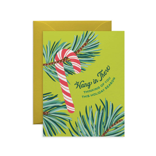 O.O.M.F Creative - Hang in There Candy Cane Holiday Card