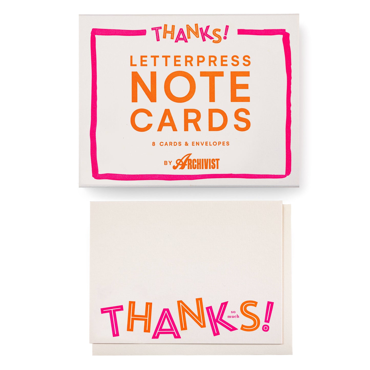 Thank You Notecards Set by J.Falkner - Set of 8