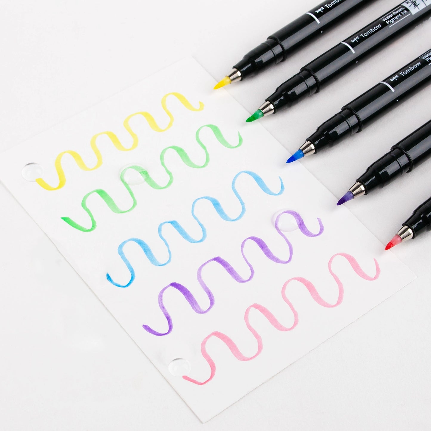 Fudenosuke PASTEL brush pen [SET of 6]