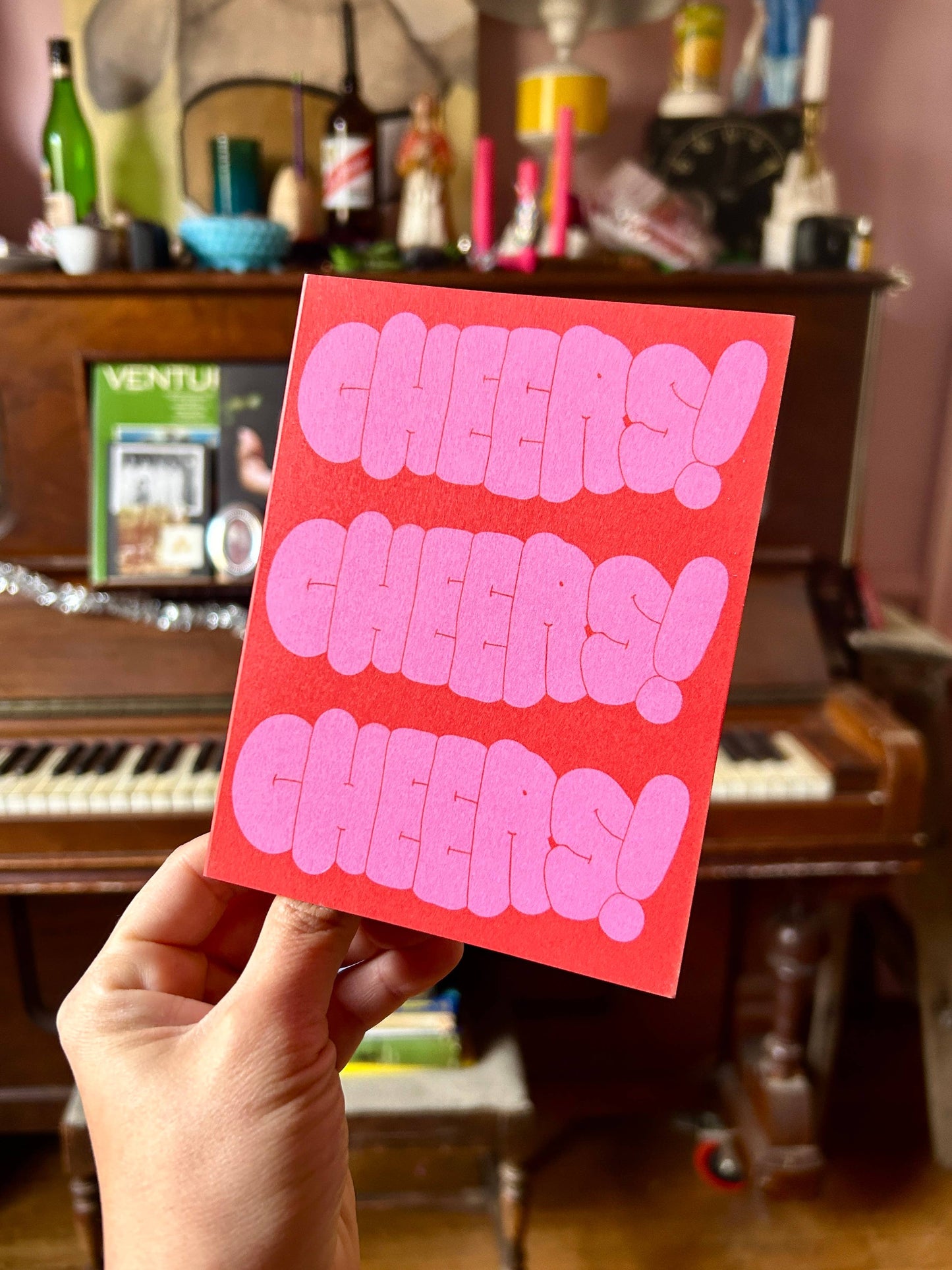 Cheers! Cheeers! - Greeting Card