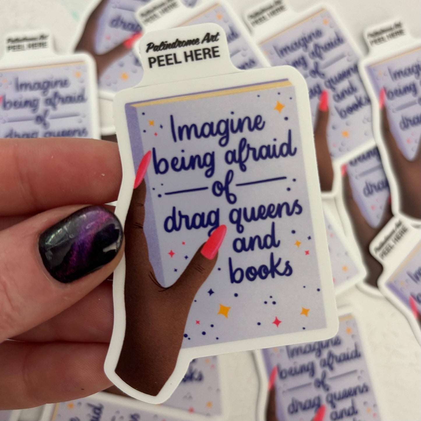 Drag Queens and Books - Vinyl Sticker