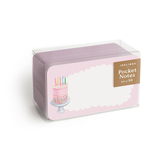 Birthday Cake - Pocket Notes