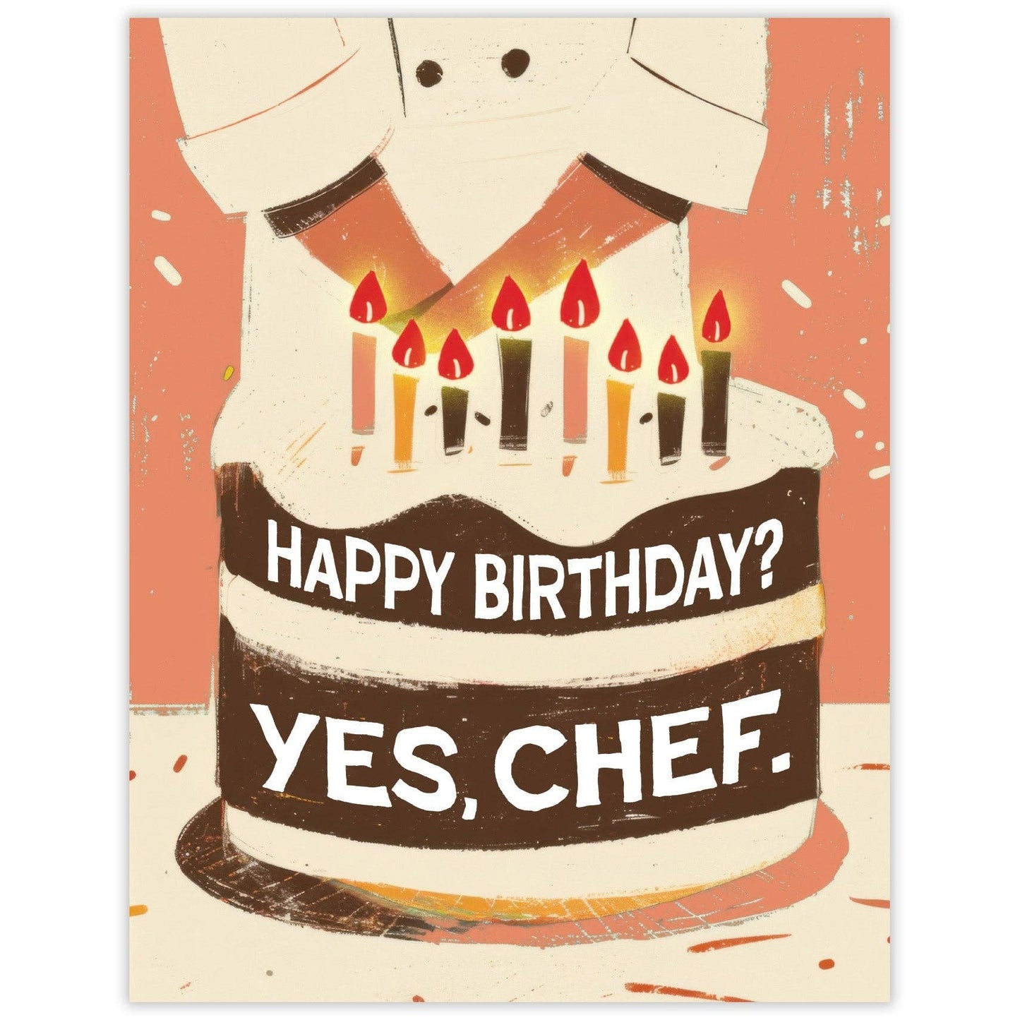 Yes Chef - Birthday Card