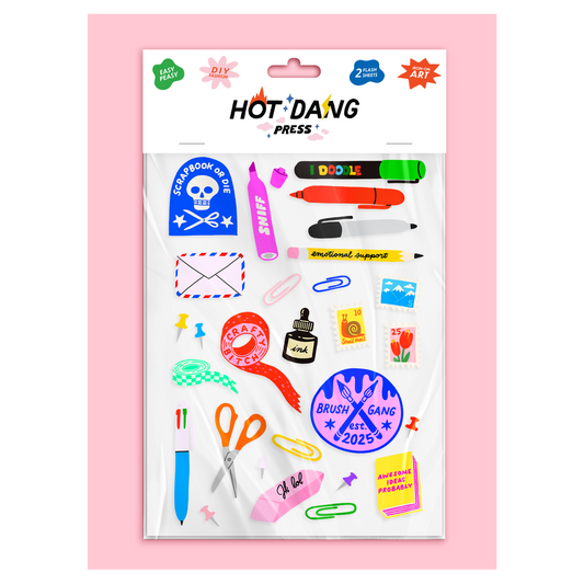 Stationery Addict - Iron-On Art Sheet Set