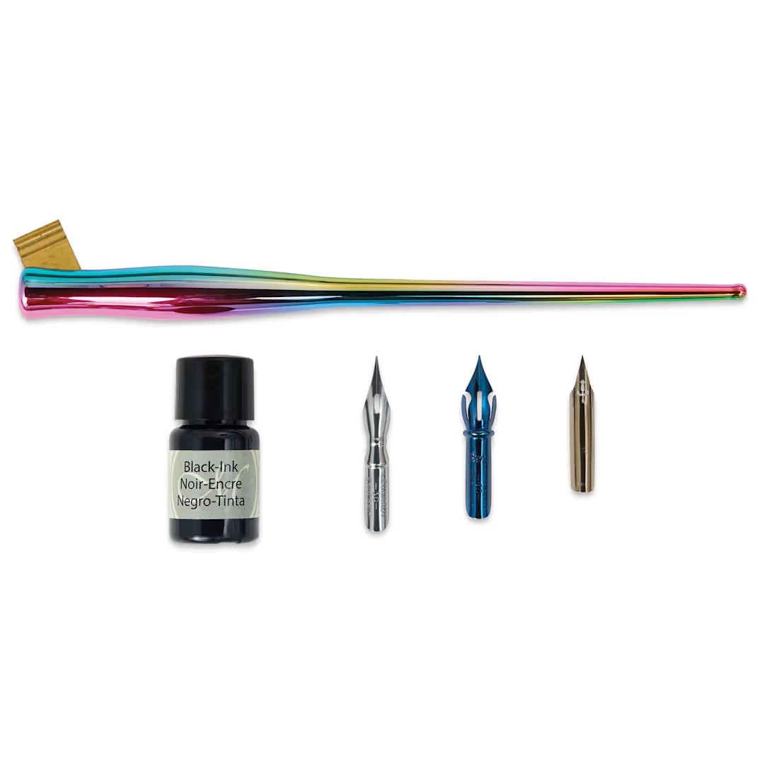 Rainbow - Oblique Calligraphy Set