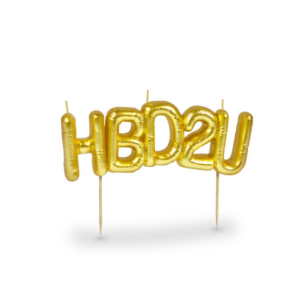 HBD2U - Party Candles - Set of 5
