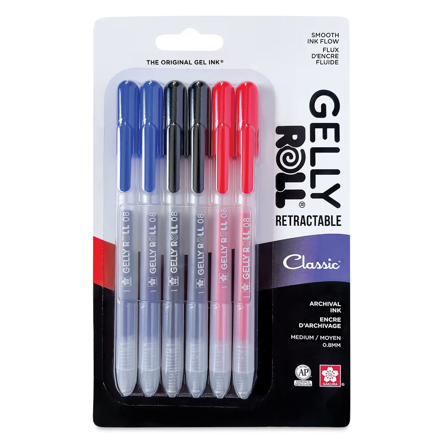Retractable Classic - Gelly Roll - Set of 6
