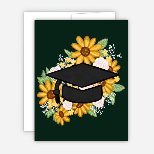 Designs with Jamie - Sunflower Graduation Card