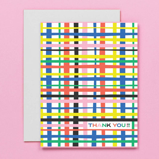 Rainbow Weave - Thank You Card
