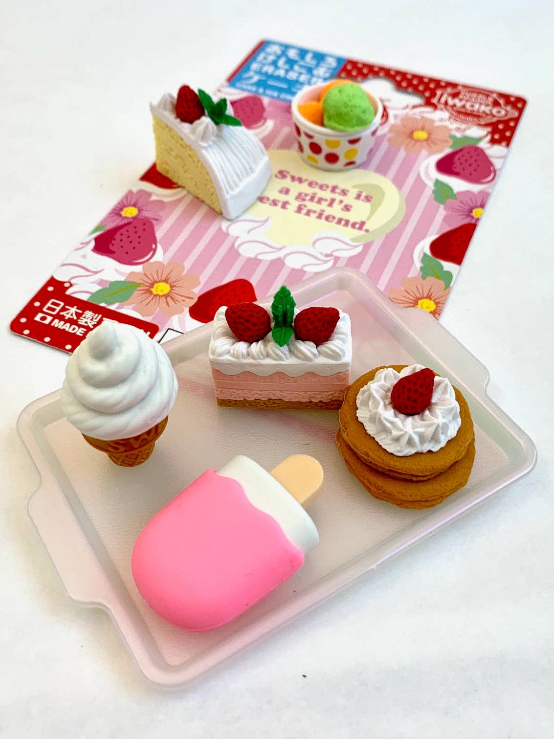 Cake Eraser Set