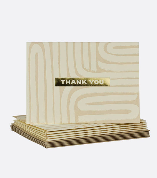 Elum Designs - Textured Lines - Boxed Note Cards