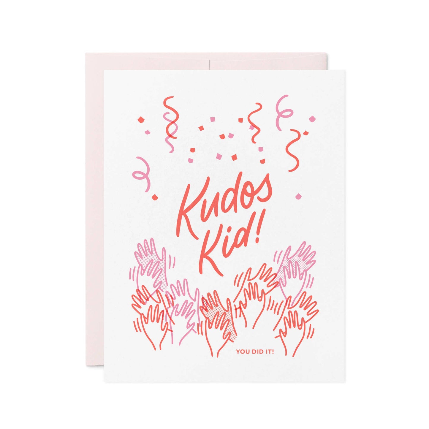 Kudos Kid -  Fun Congratulations Graduation Letterpress Card
