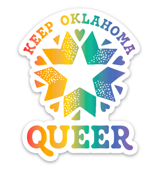 Keep Oklahoma Queer - Sticker