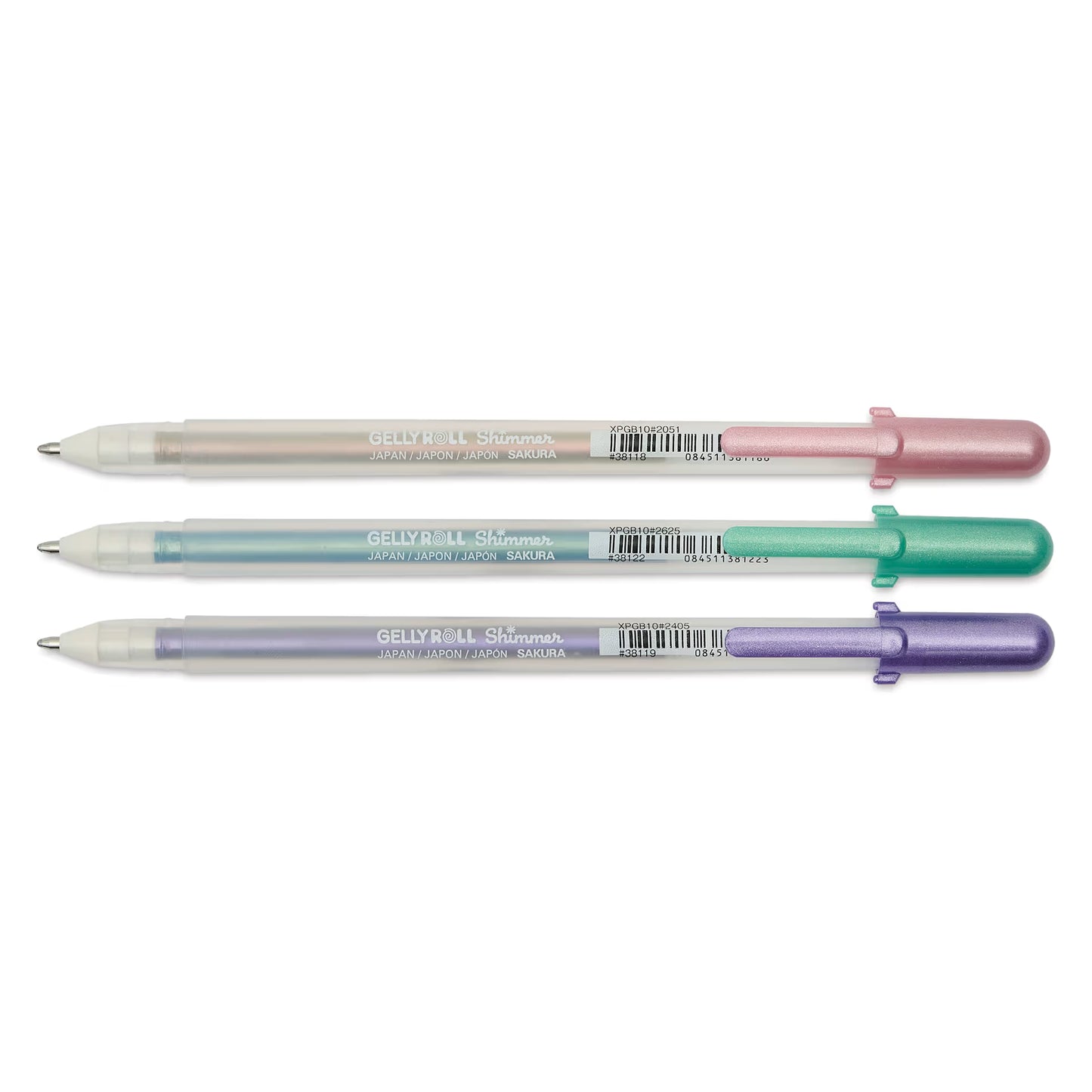 Capped Shimmer Nebula - Gelly Roll - Set of 3