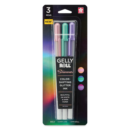 Capped Shimmer Nebula - Gelly Roll - Set of 3