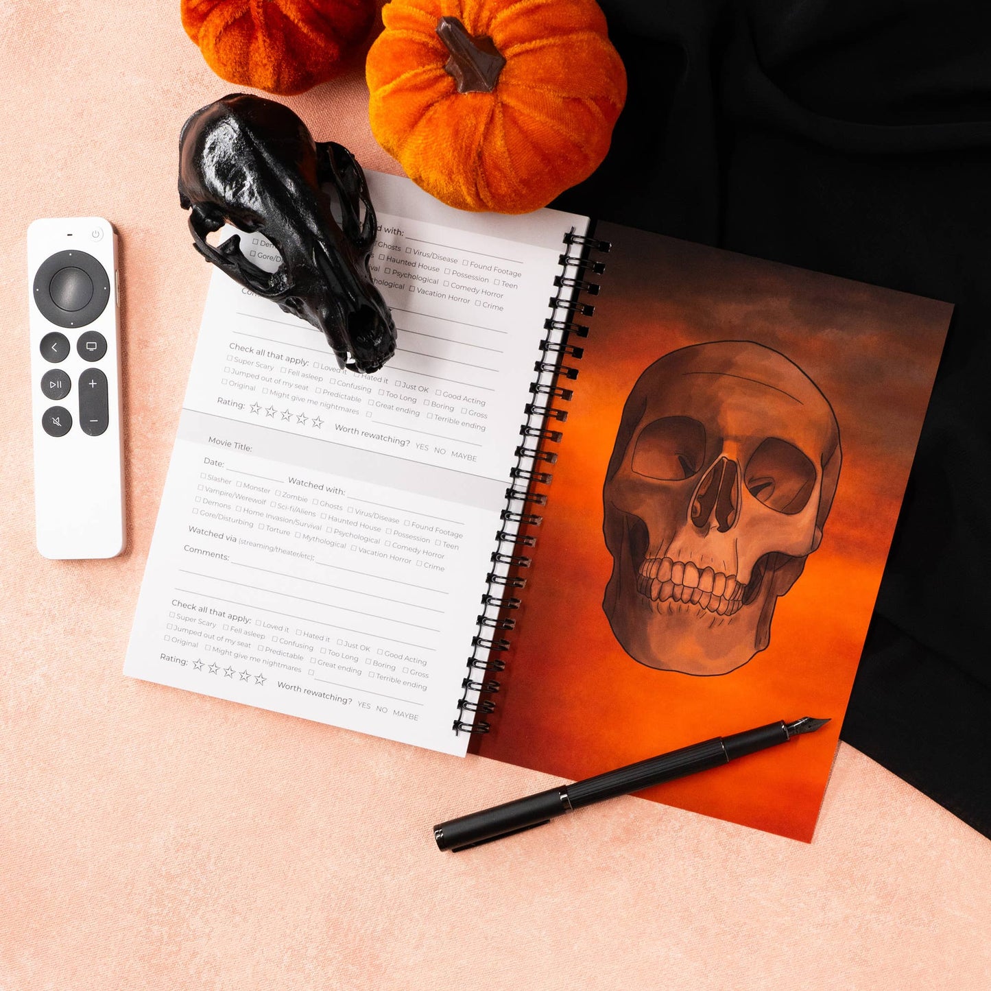 Horror Movie Logbook - Journal for Tracking Scary Movies