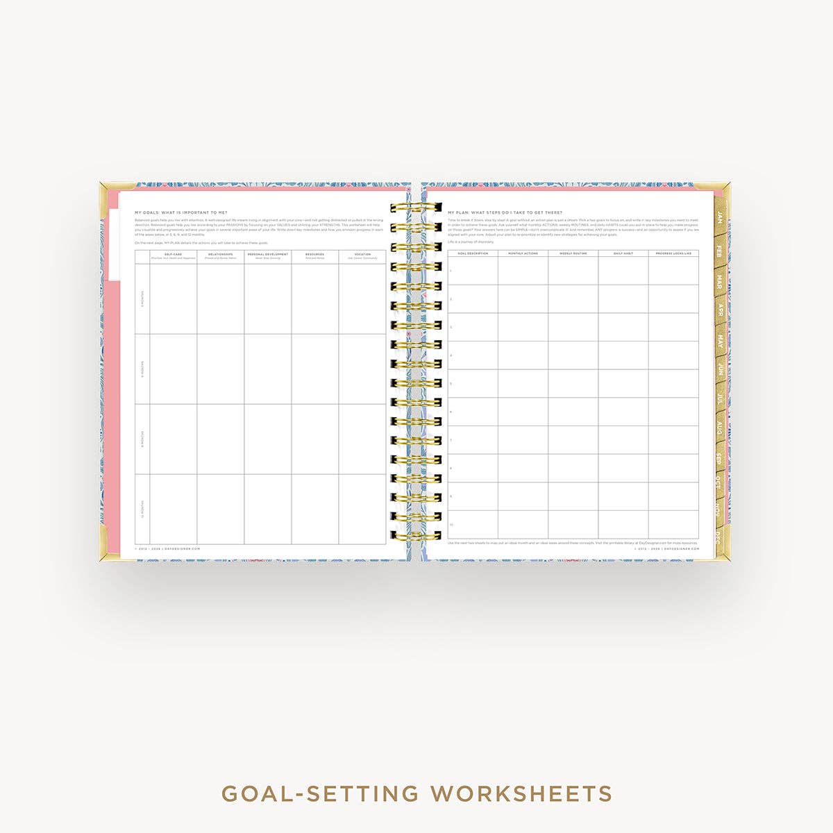2027 Daily Planner: Olivia Damask