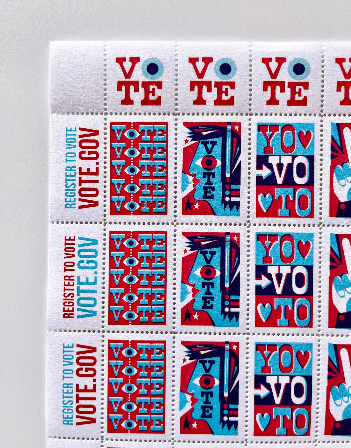 VoteVoteVote - Lick & Stick Stamps