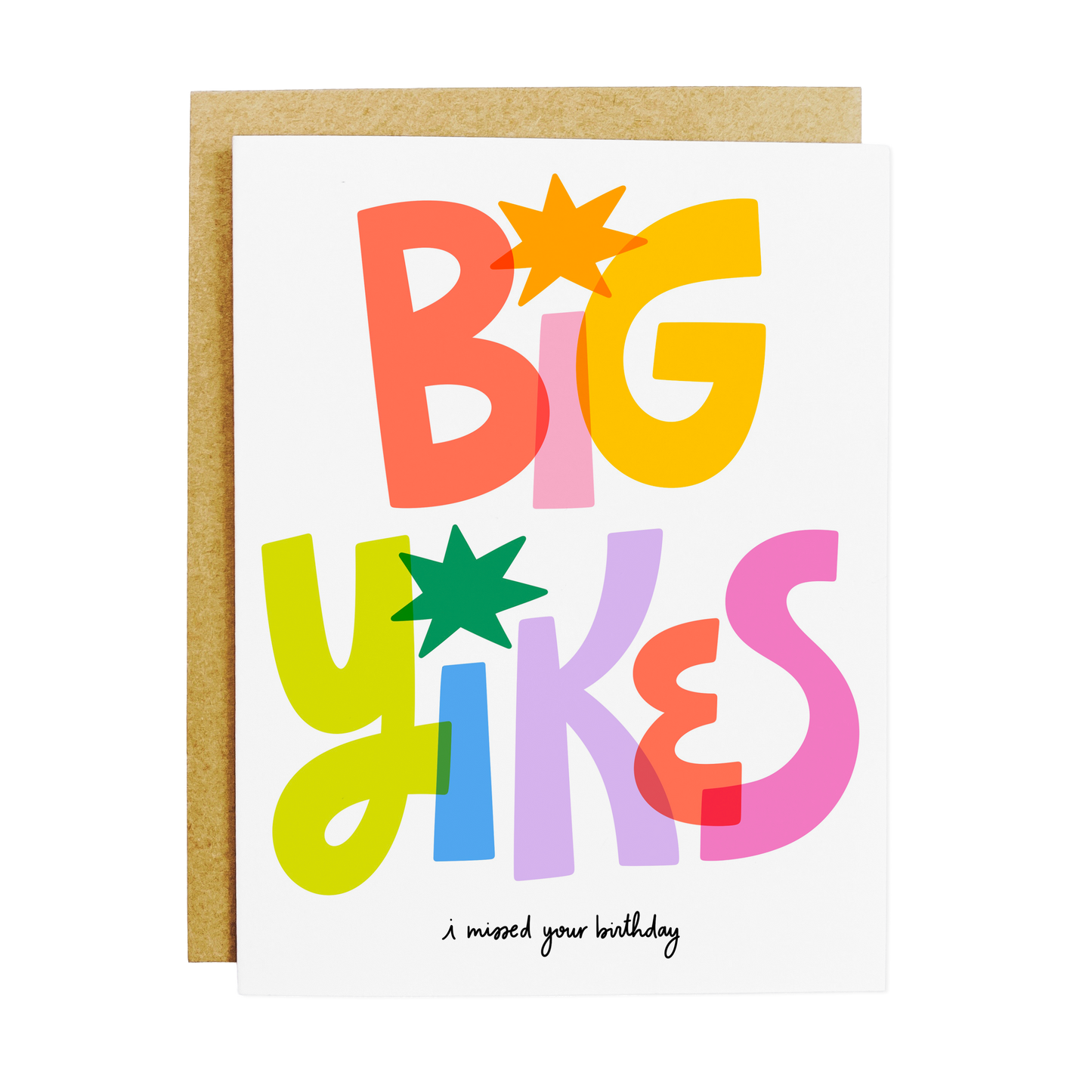 KANDS.CO - Big Yikes I Missed Your Birthday Card