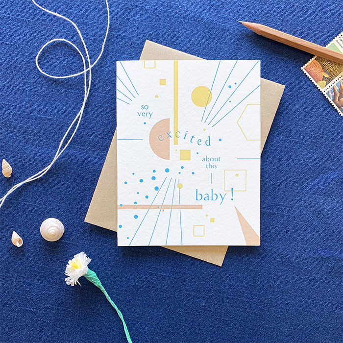 So Excited - Baby Card