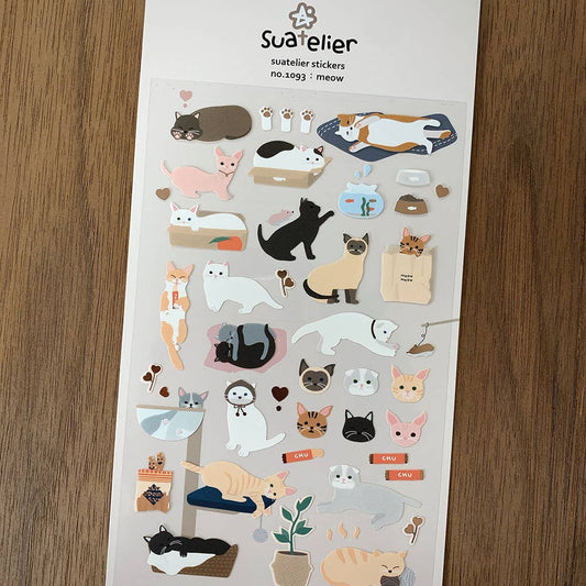 Meow Cat - Sticker Sheet