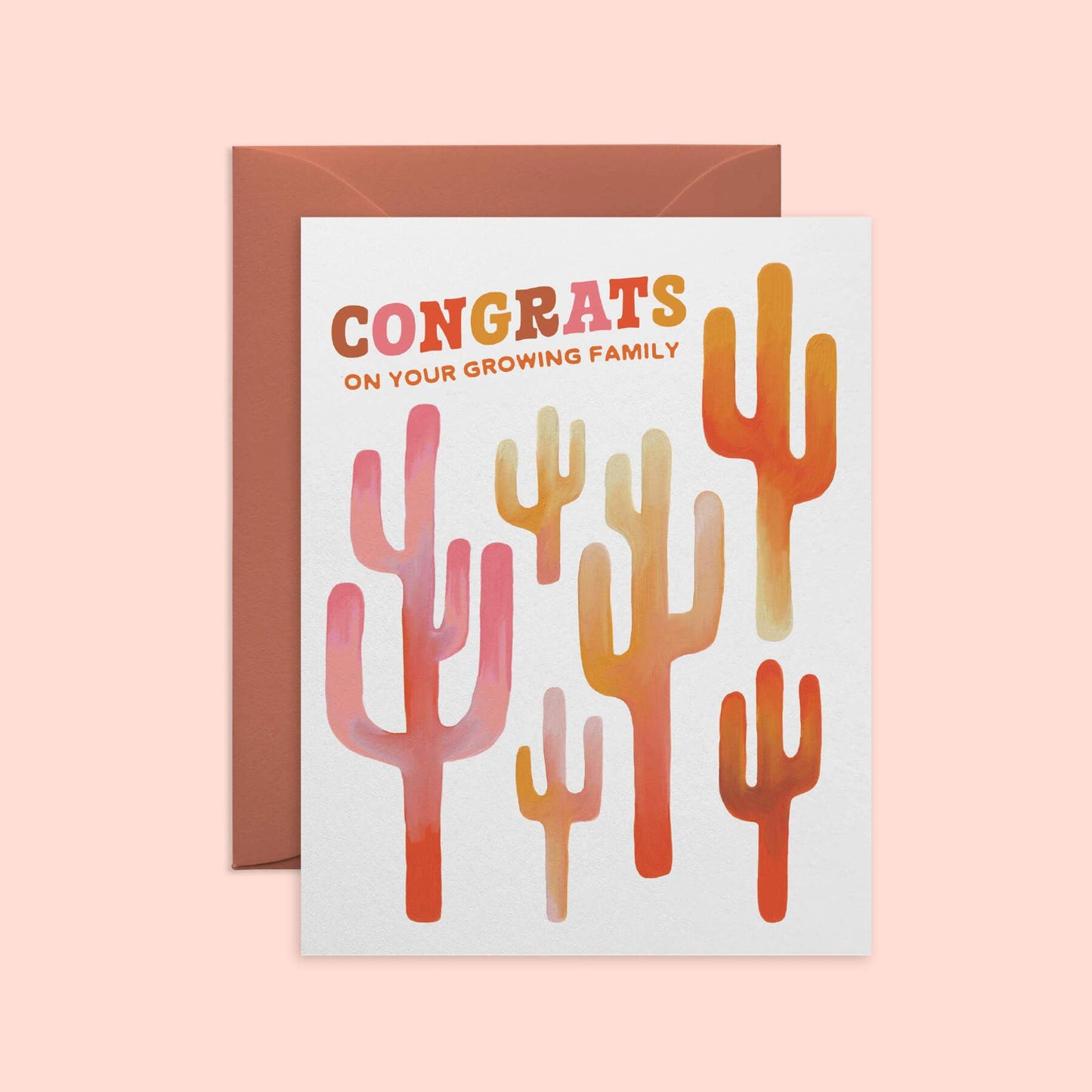 O.O.M.F Creative - Cacti Family Card