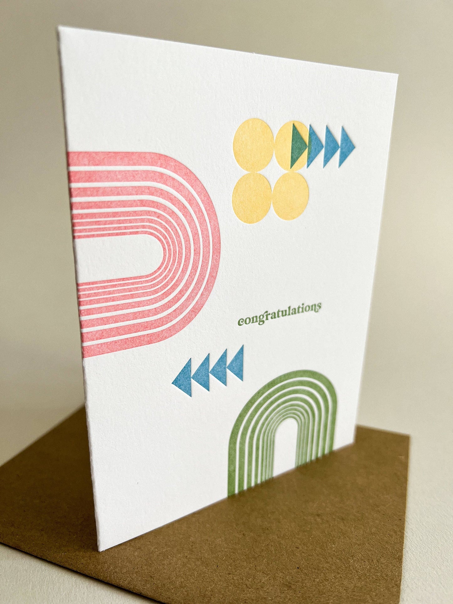 Abstract Congratulations - Greeting Card