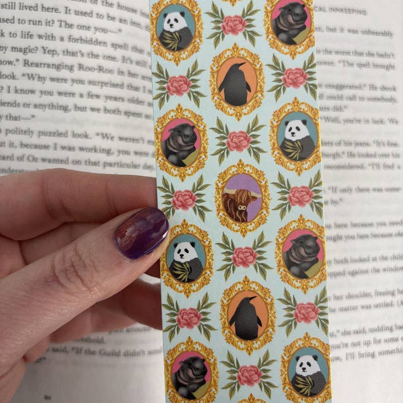 Moo Deng and Friends Cute Animals - Bookmark
