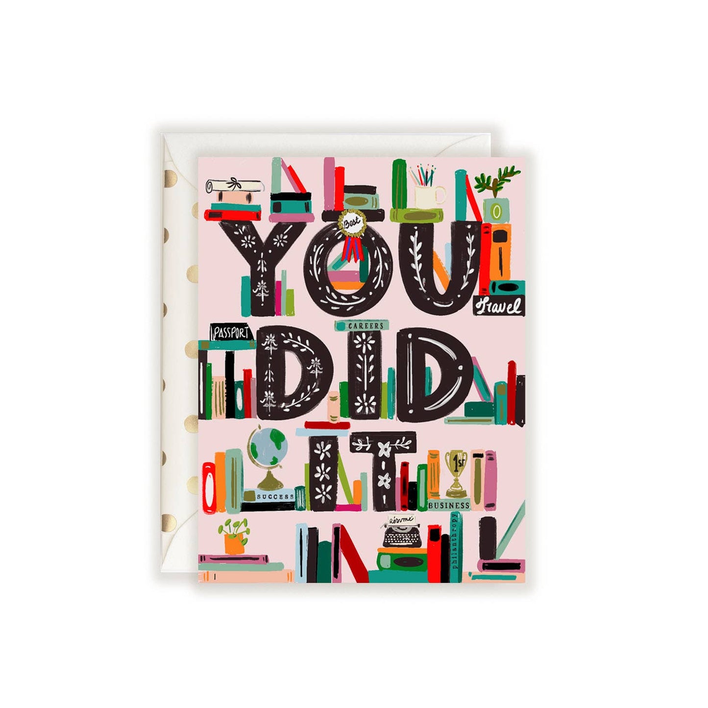 The First Snow - You Did It Graduation Greeting Card
