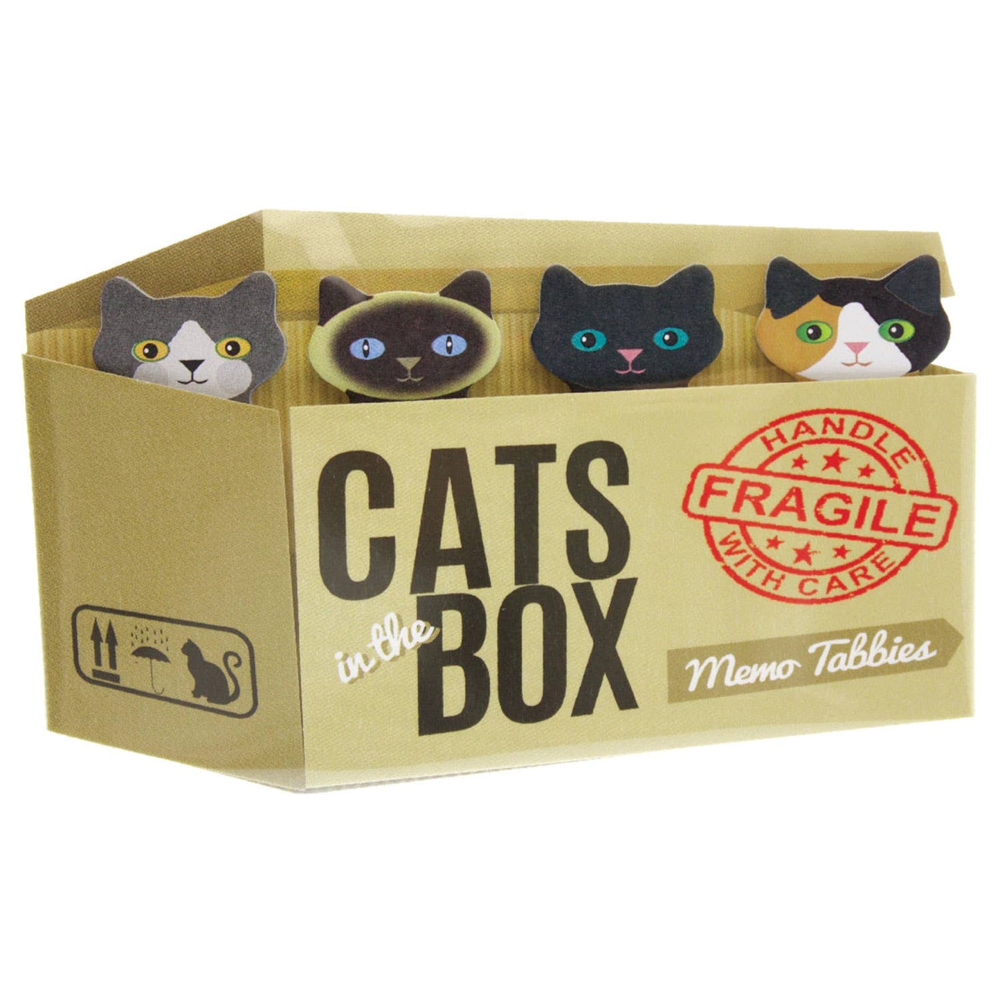 Cats In The Box - Memo Sticky Tabbies