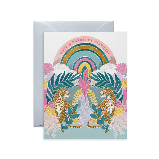 O.O.M.F Creative - Leopard Daydream Birthday Card