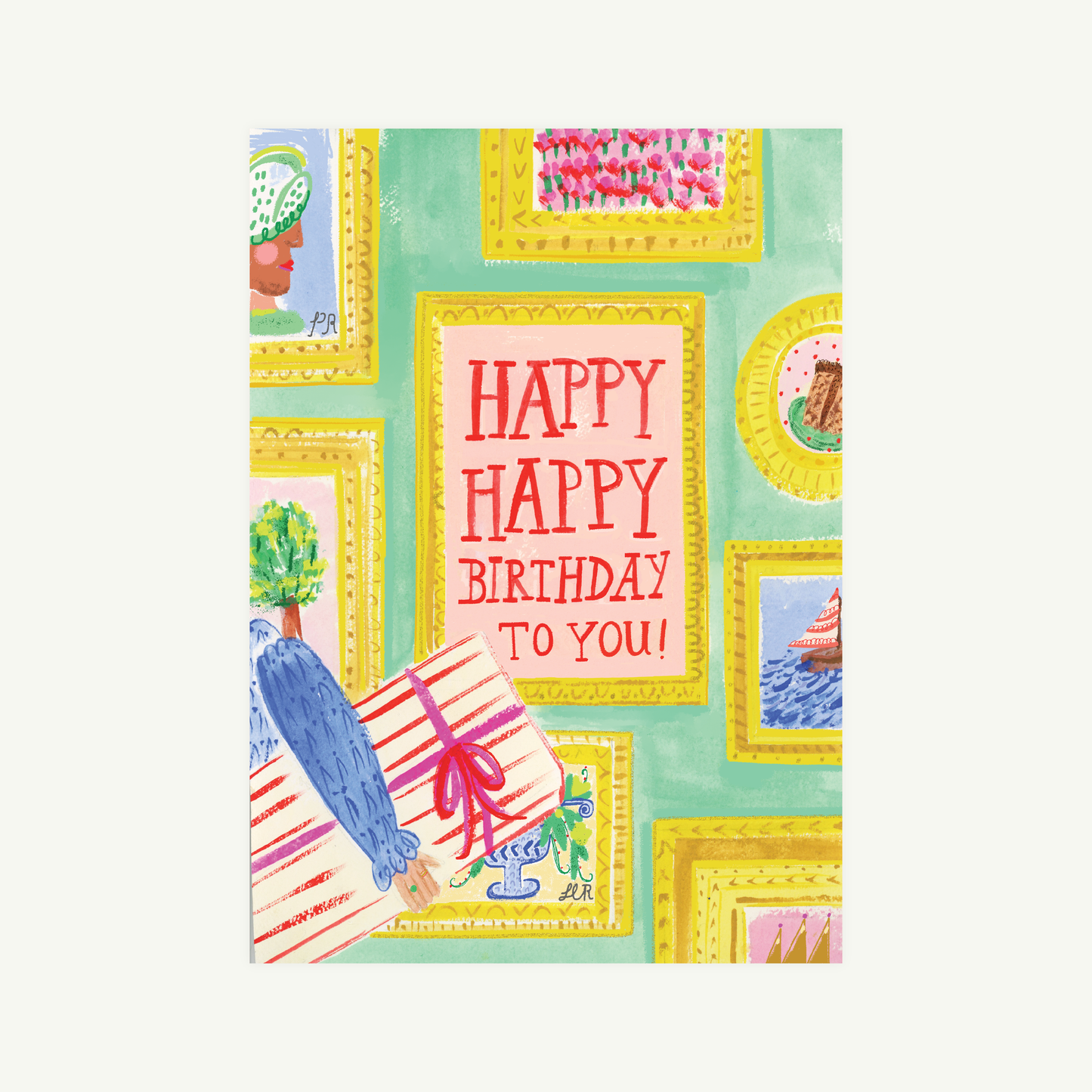 Cake at the Met - Birthday Greeting Card