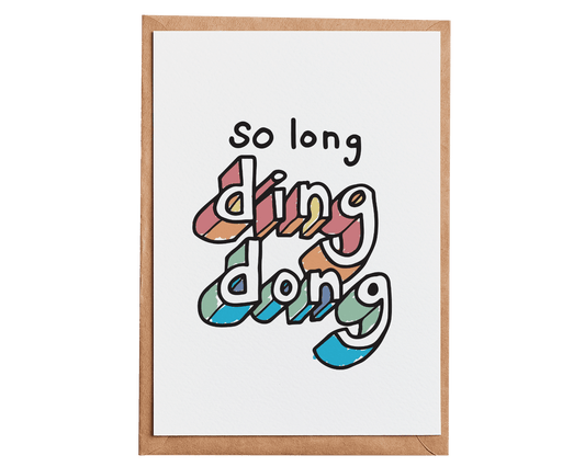Page's Peaches - Ding Dong Card