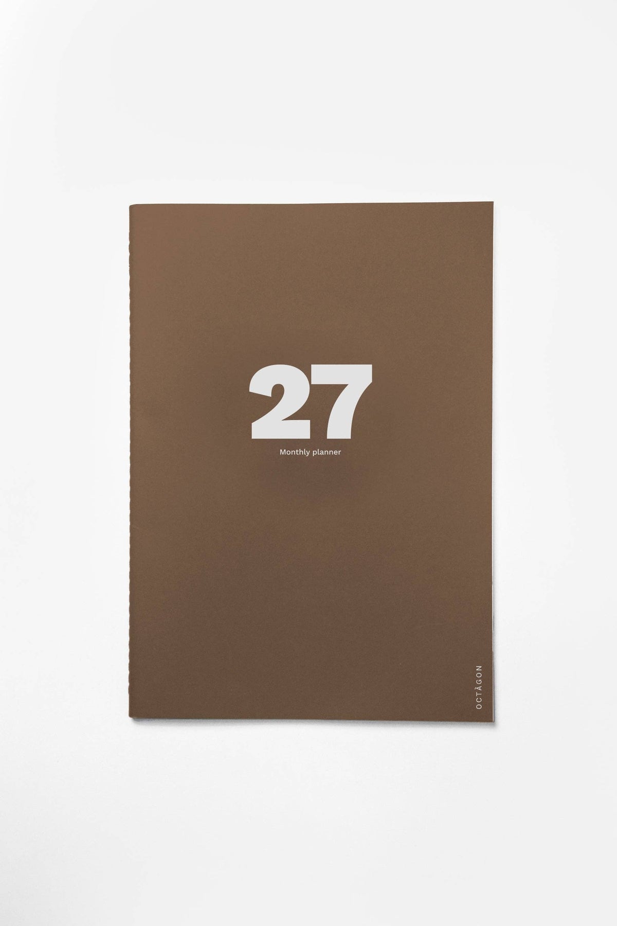 2027 Big Monthly Planner PLUS · Cappuccino · A4 Size