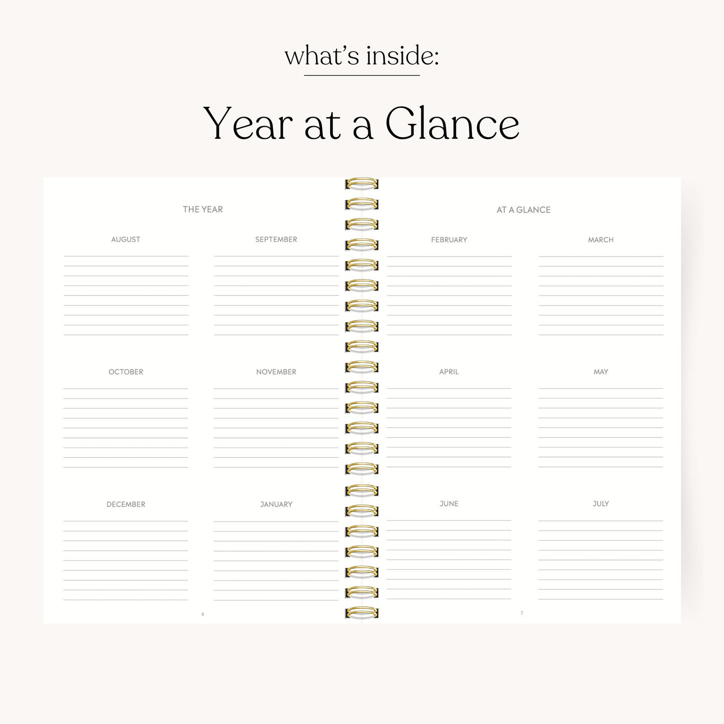 Blue Stripes - 7x9 Weekly Academic Planner - 2026-2027