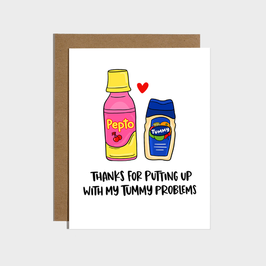 Brittany Paige - Tummy Problems Love Card