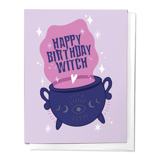 Happy Birthday Witch - Spooky Greeting Card