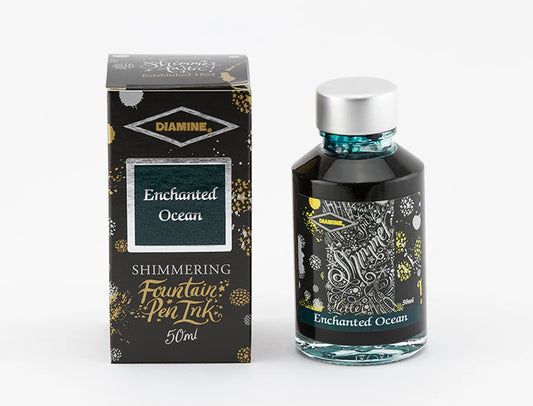 Enchanted Ocean - Diamine Shimmering Ink - 50mL