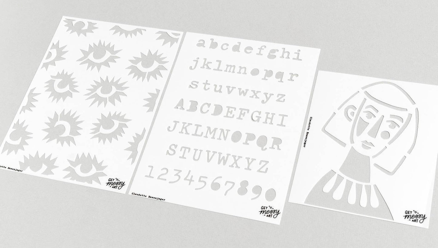 Stencil Pack - Set of 7