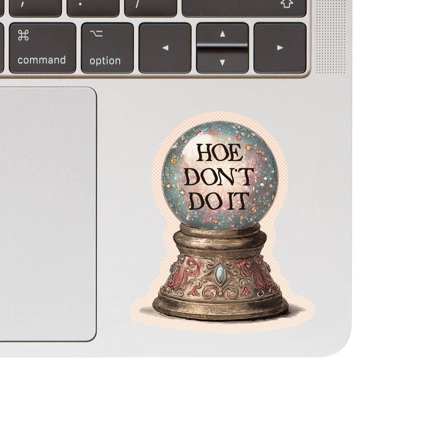 Funny Omen Crystal Ball - Vinyl Sticker