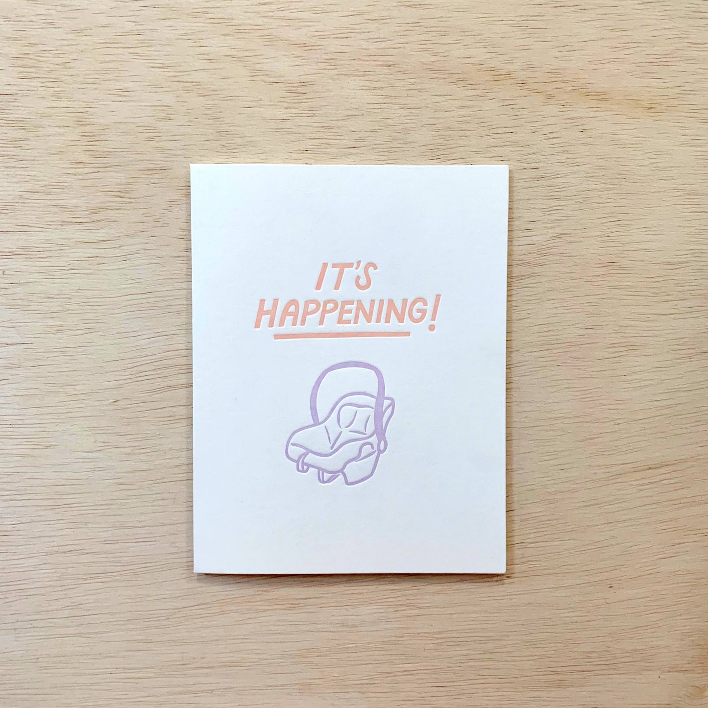 It's Happening! - New Baby + Baby Shower Card