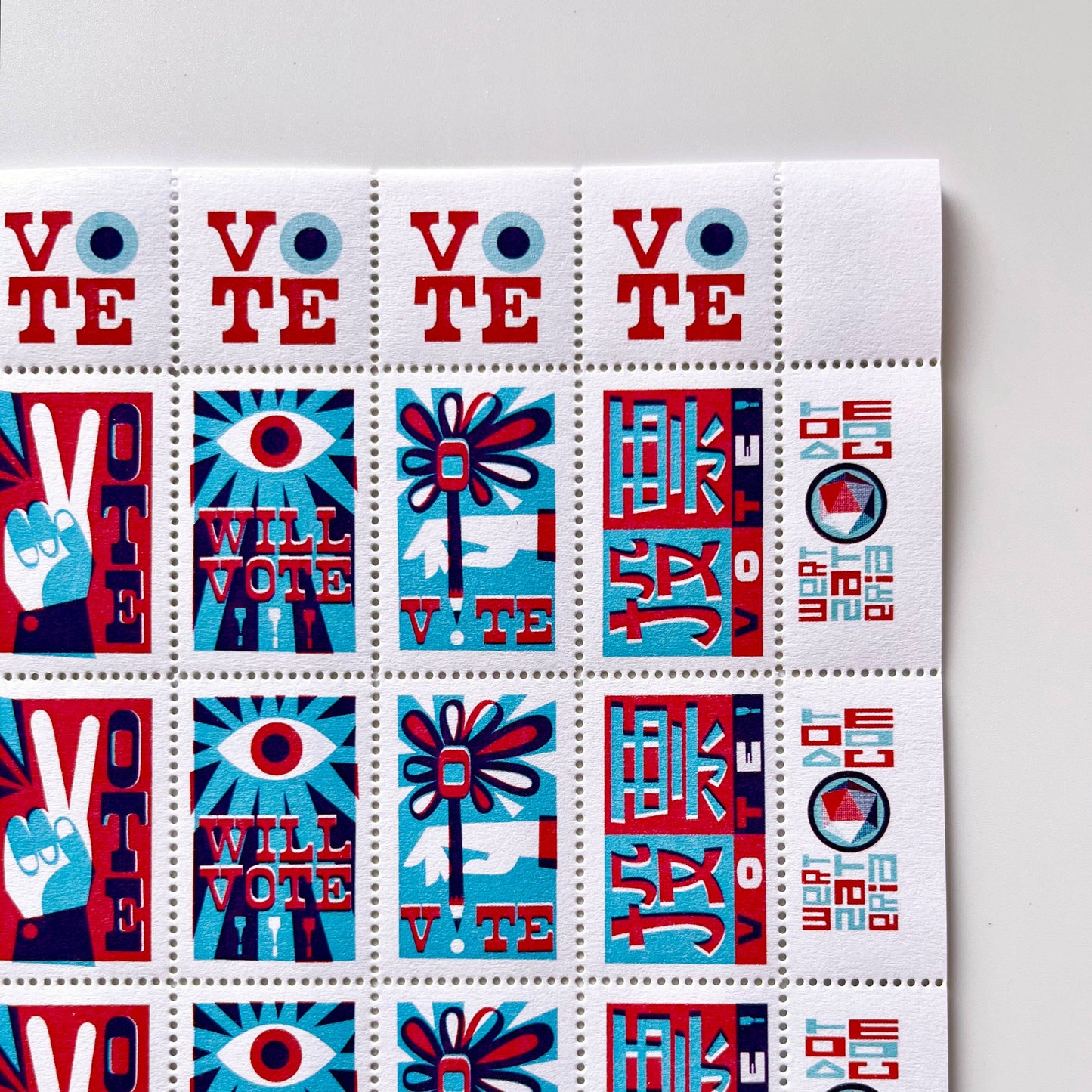 VoteVoteVote - Lick & Stick Stamps
