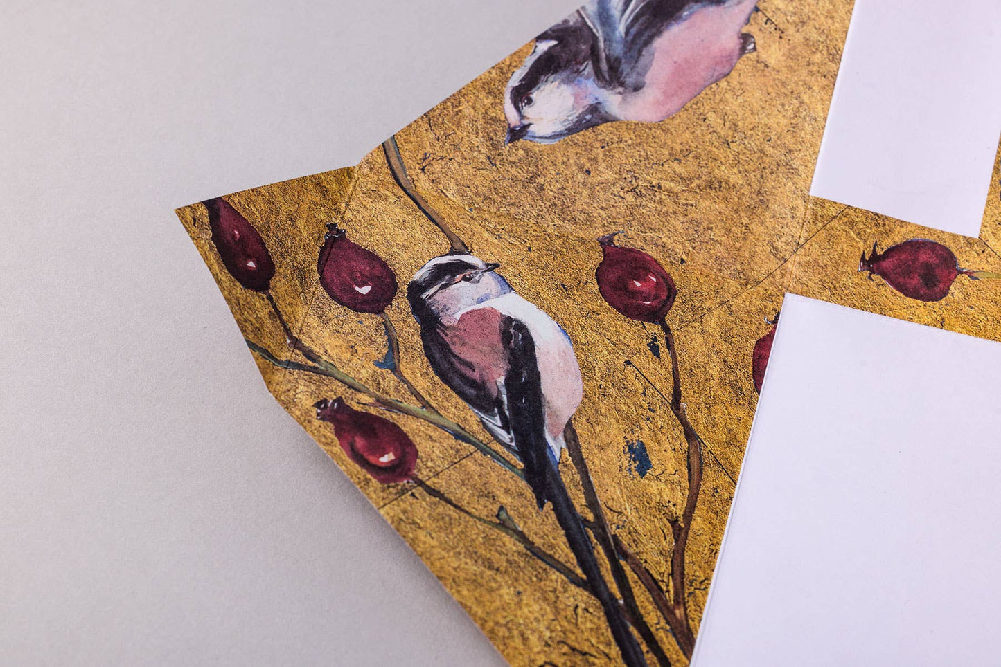 Golden Flight  - Pigeon Folding Letter Set of 6